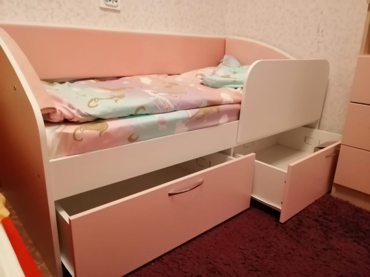 кровать детская 75х164х40 см dimdom kids детская кроватка