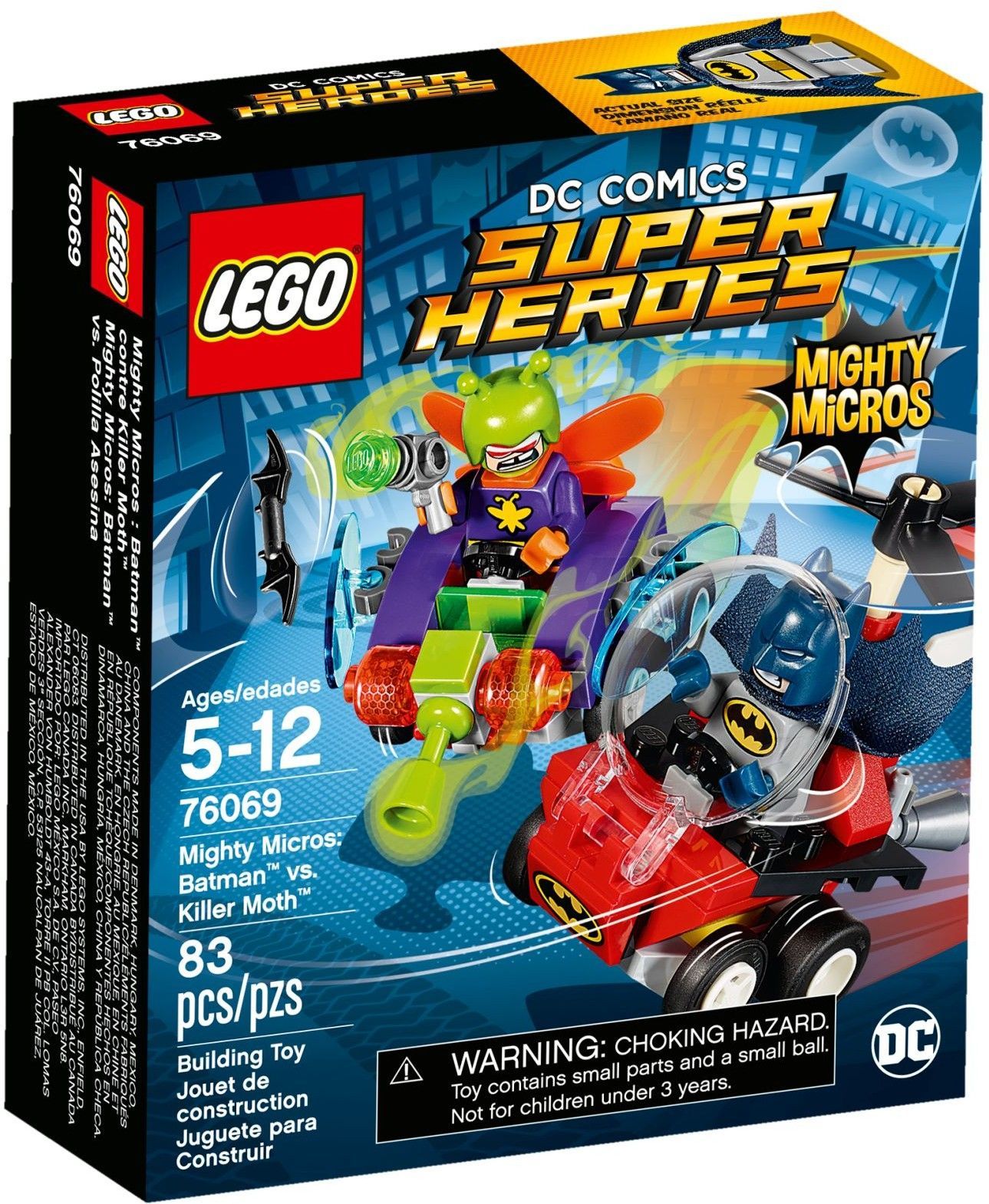 Конструктор LEGO DC Comics 76069 Бэтмен против Убийцы-моли - купить с  доставкой по выгодным ценам в интернет-магазине OZON (1045305233)