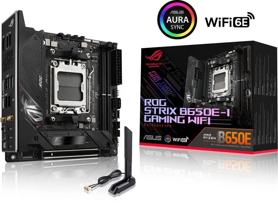 ASUS Материнская плата ROG STRIX X670E-I GAMING WIFI DDR5