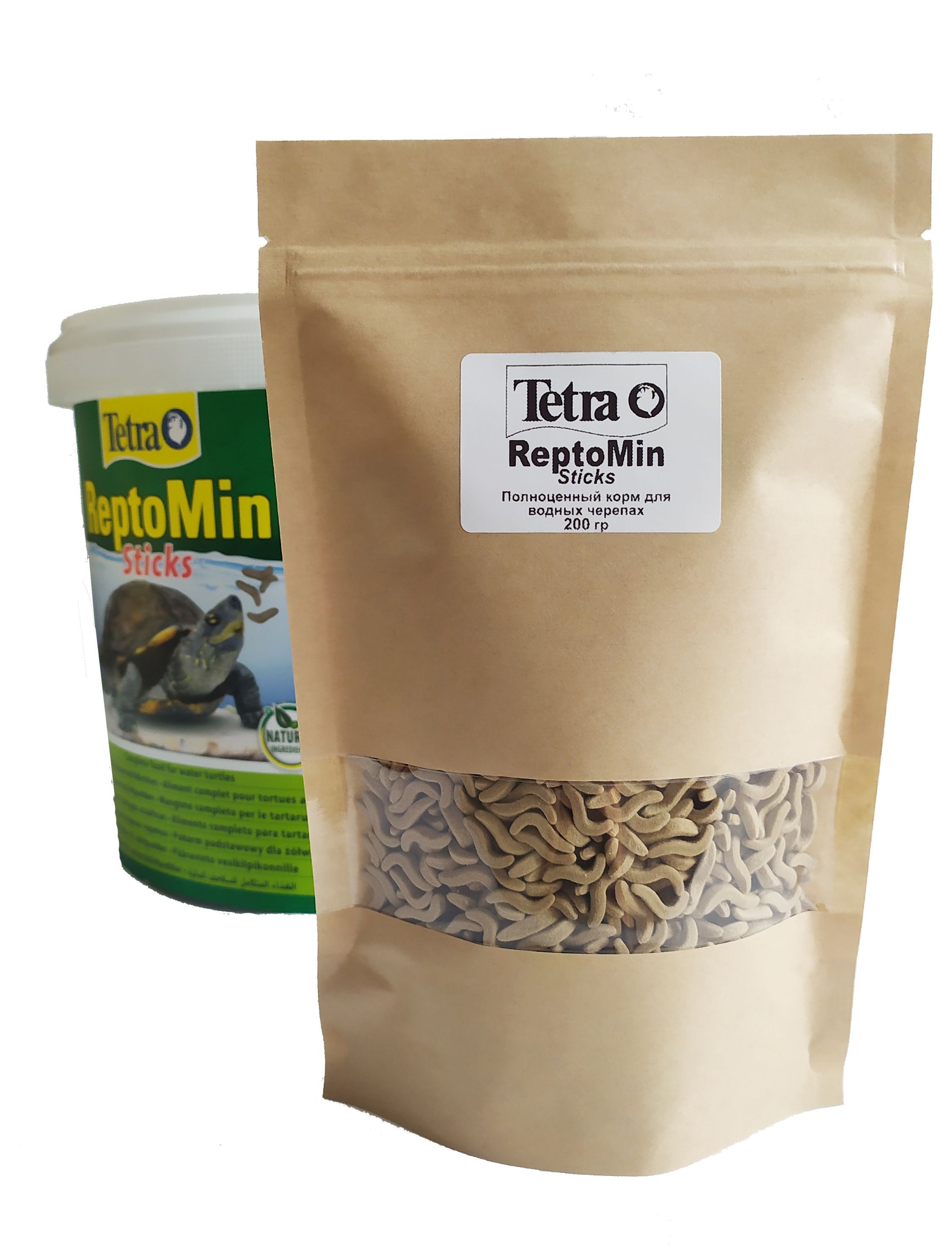 Tetra Reptomin Sticks 200 гр / 500 мл (палочки) корм для водных черепах