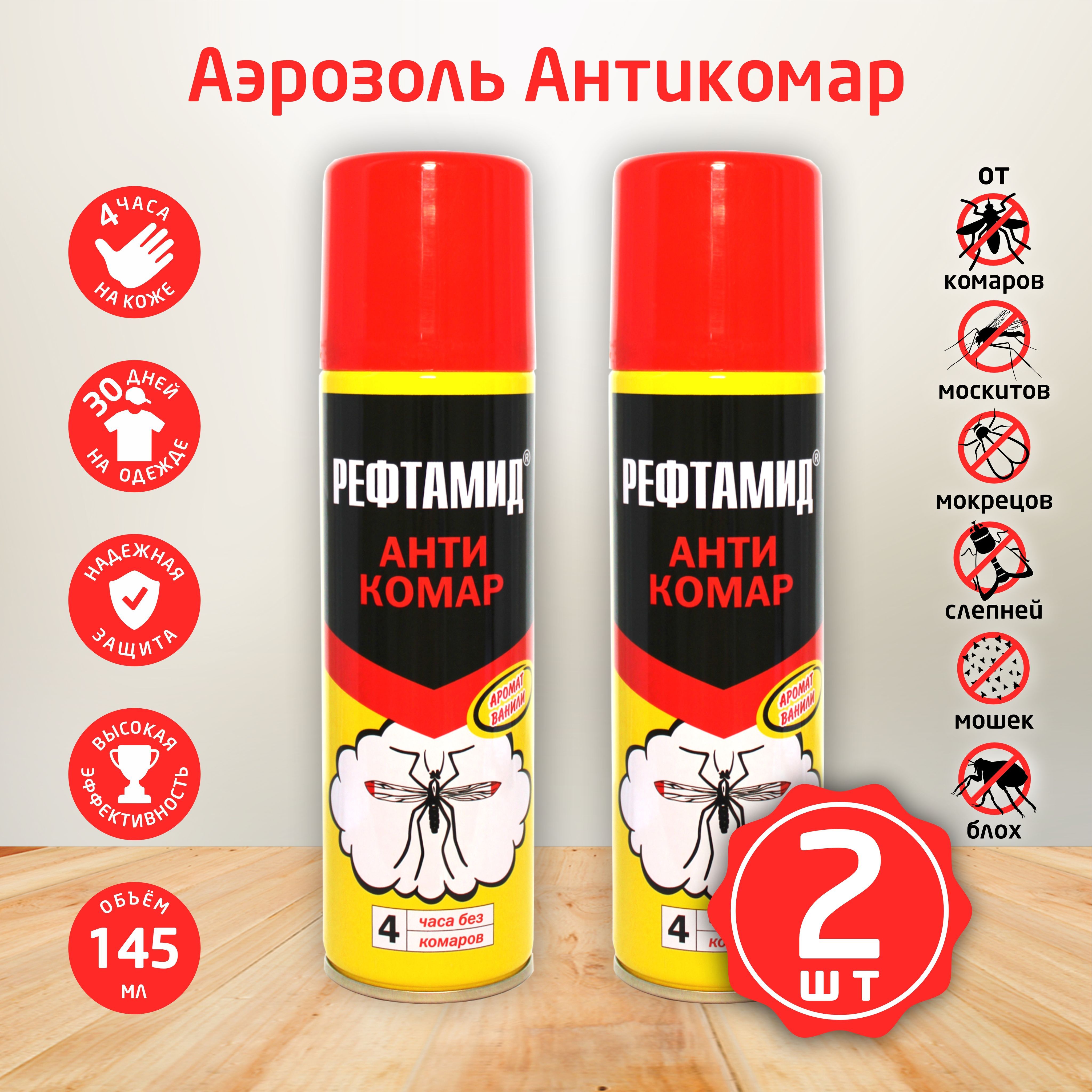 Аэрозоль от летающих насекомых