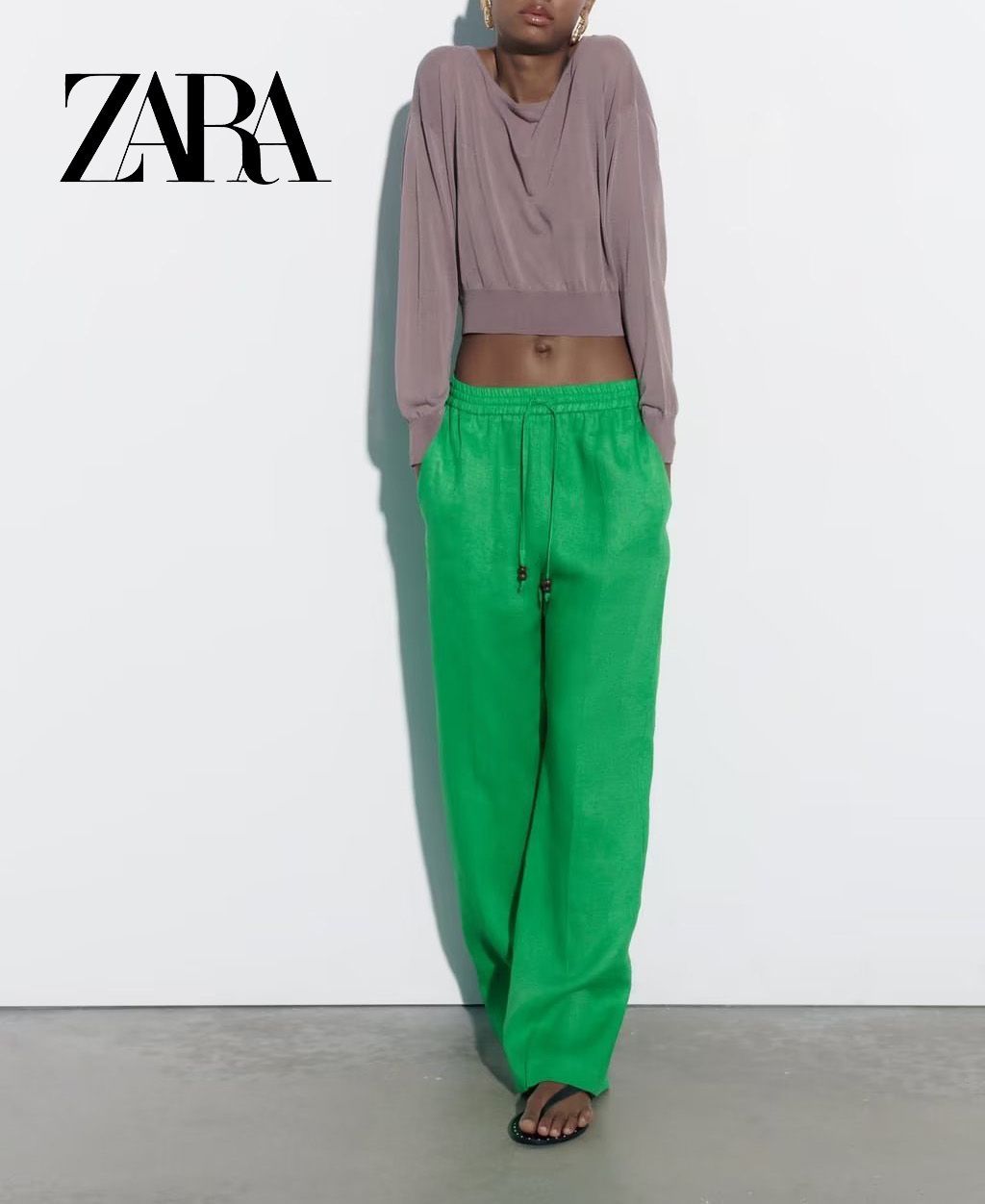 Велюровые штаны Zara