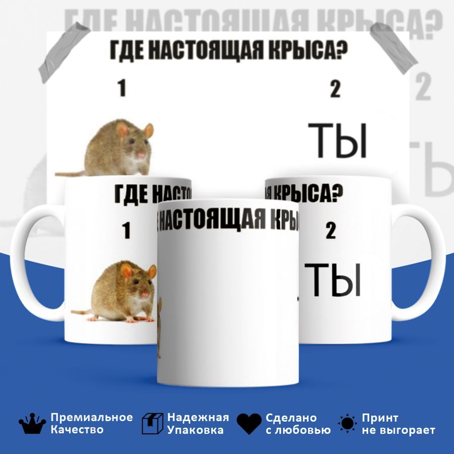 Где моя настоящая. Кружка крыса. Кружки с крысами