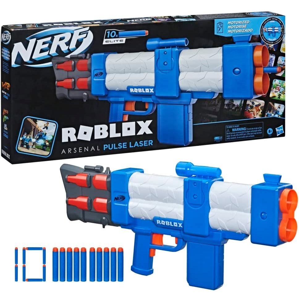 Игрушка Бластер Нерф (Nerf Blasters) Roblox - Arsenal Pulse Laser - купить  с доставкой по выгодным ценам в интернет-магазине OZON (987424917)