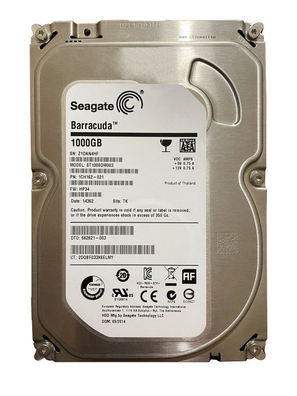 Seagate1ТБВнутреннийжесткийдискST1000DM003(ST1000DM003)