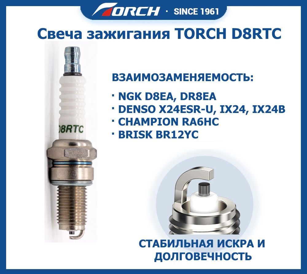 Купить Свечи Зажигания Torch