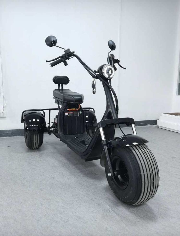 IKINGI Электроскутер X7 Pro Trike 60v 20ah, черный