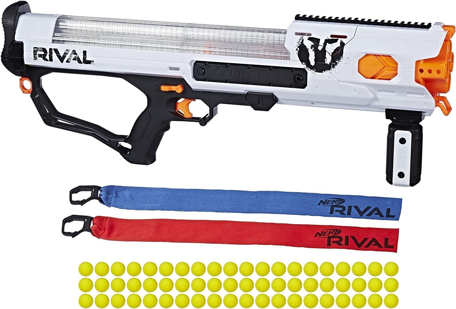 Бластер NERF Rival Hades XVIII 6000 - купить с доставкой по выгодным ценам  в интернет-магазине OZON (1051232325)