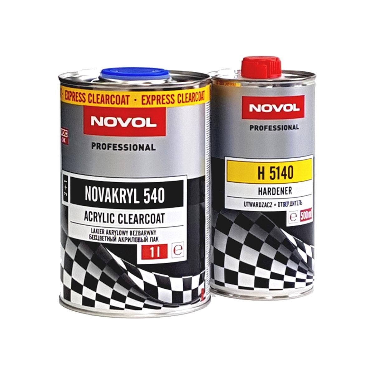 ЛакпротивцарапинNovolNovakryl5402+1AcrylicClearcoat1л.сотвердителем0,5л.