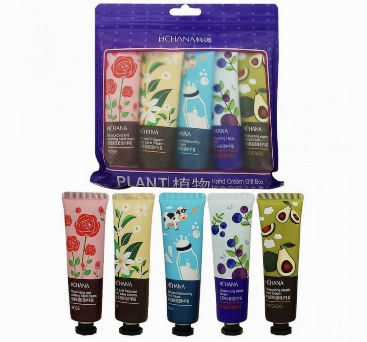 Plant hand cream gift. Набор кремов для рук HCHANA natural Green hand Cream Gift Box 5шт. Набор кремов для рук 5в1 Rorec Plant hand Cream Gift Box.. Крем для рук Rorec natural Green hand Cream. Крем 5 в 1 для рук HCHANA.