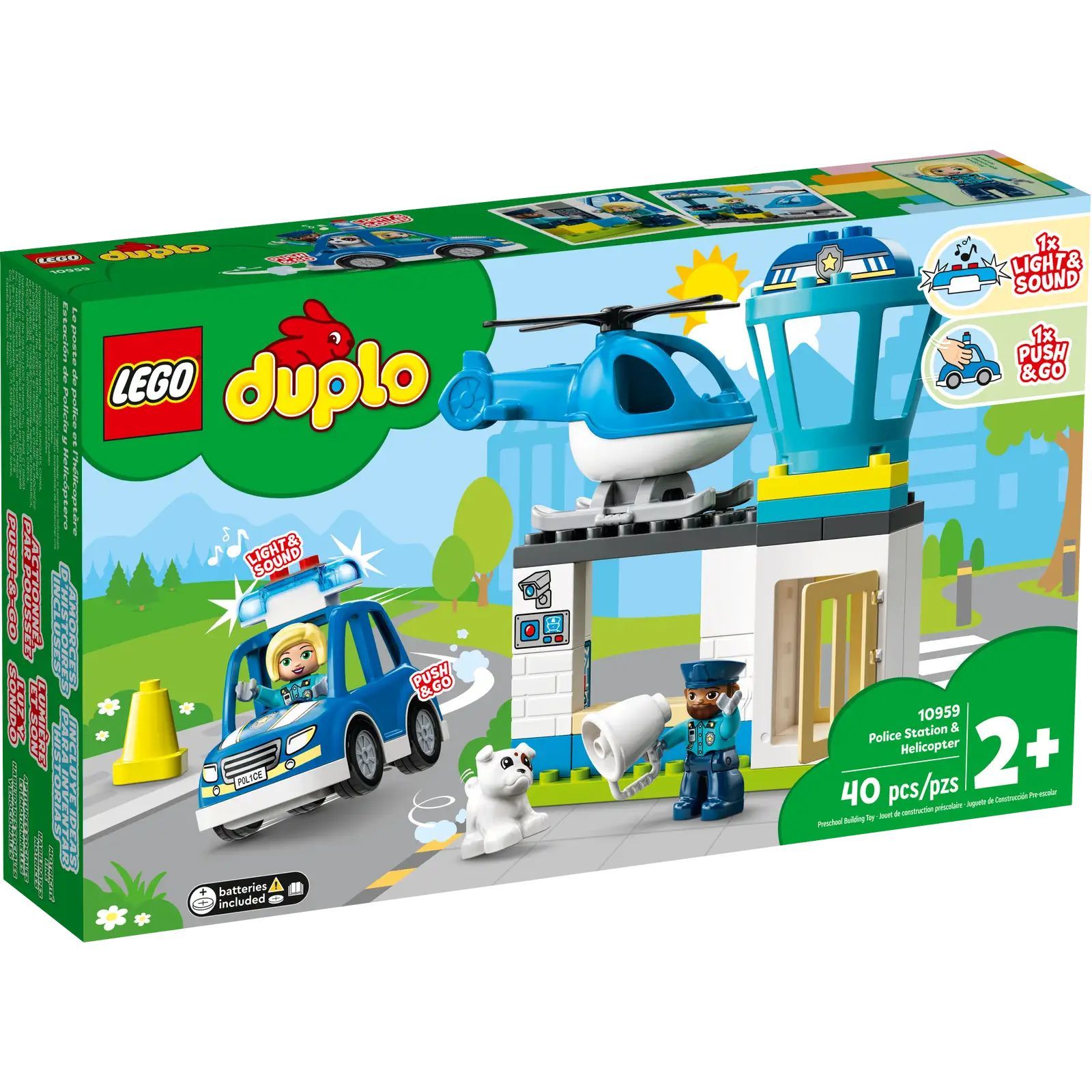 aaКонструктор Lego Duplo Полицейский участок и вертолёт (10959 Police  Station & Helicopter) - купить с доставкой по выгодным ценам в  интернет-магазине OZON (989076190)