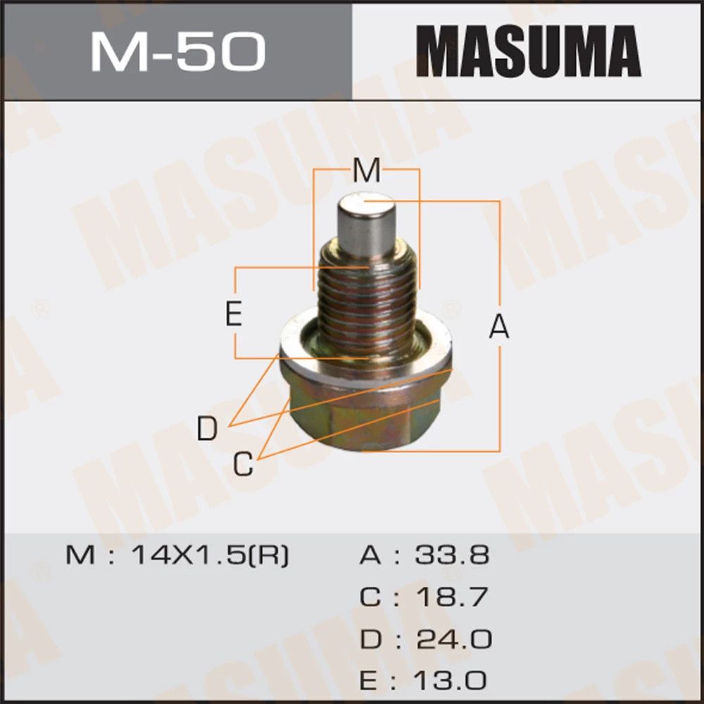 БолтмаслосливнойСМАГНИТОМMasumaM-50