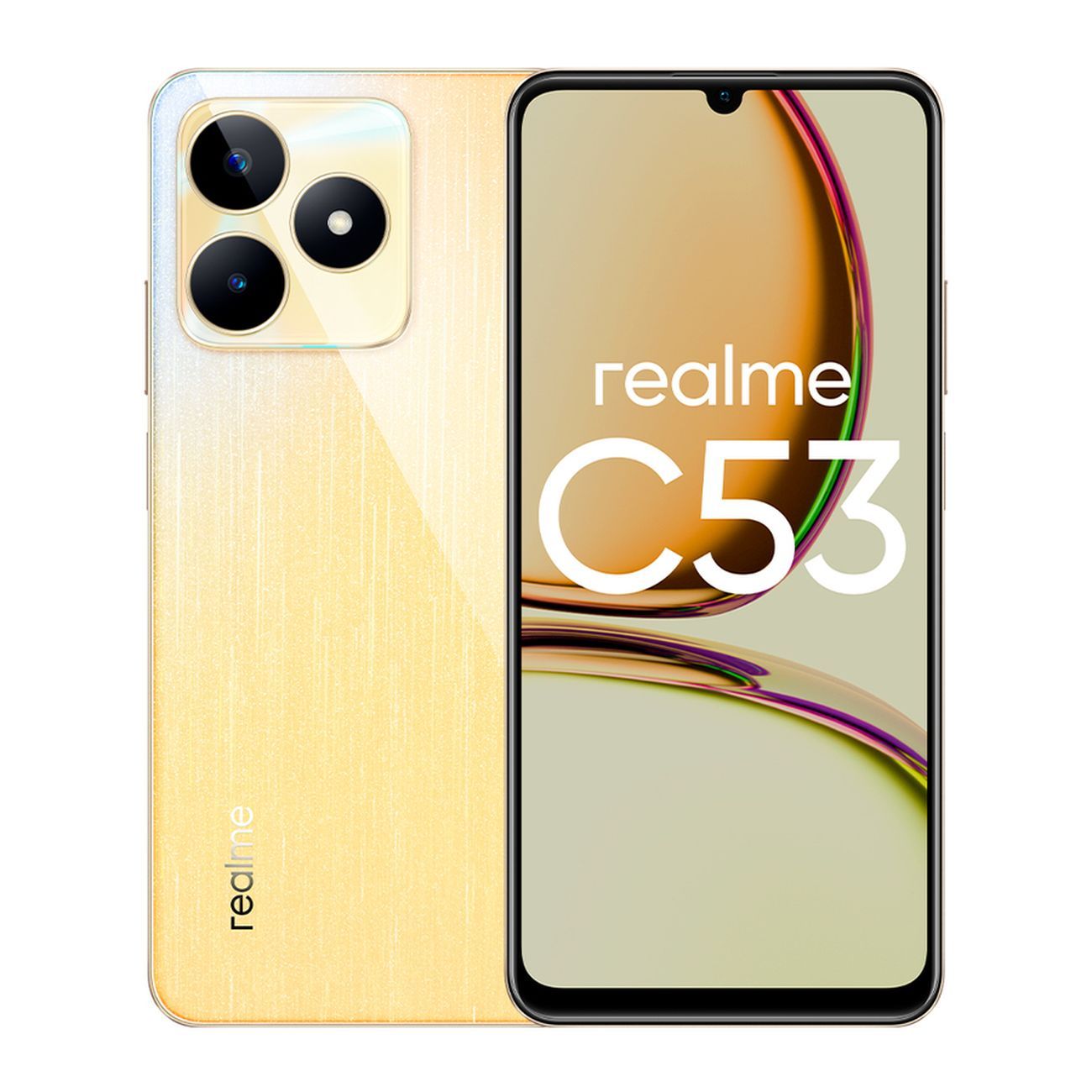 Смартфон realme C53 6+128GB Champion Gold (RMX3760) - купить по выгодной  цене в интернет-магазине OZON (1456627016)