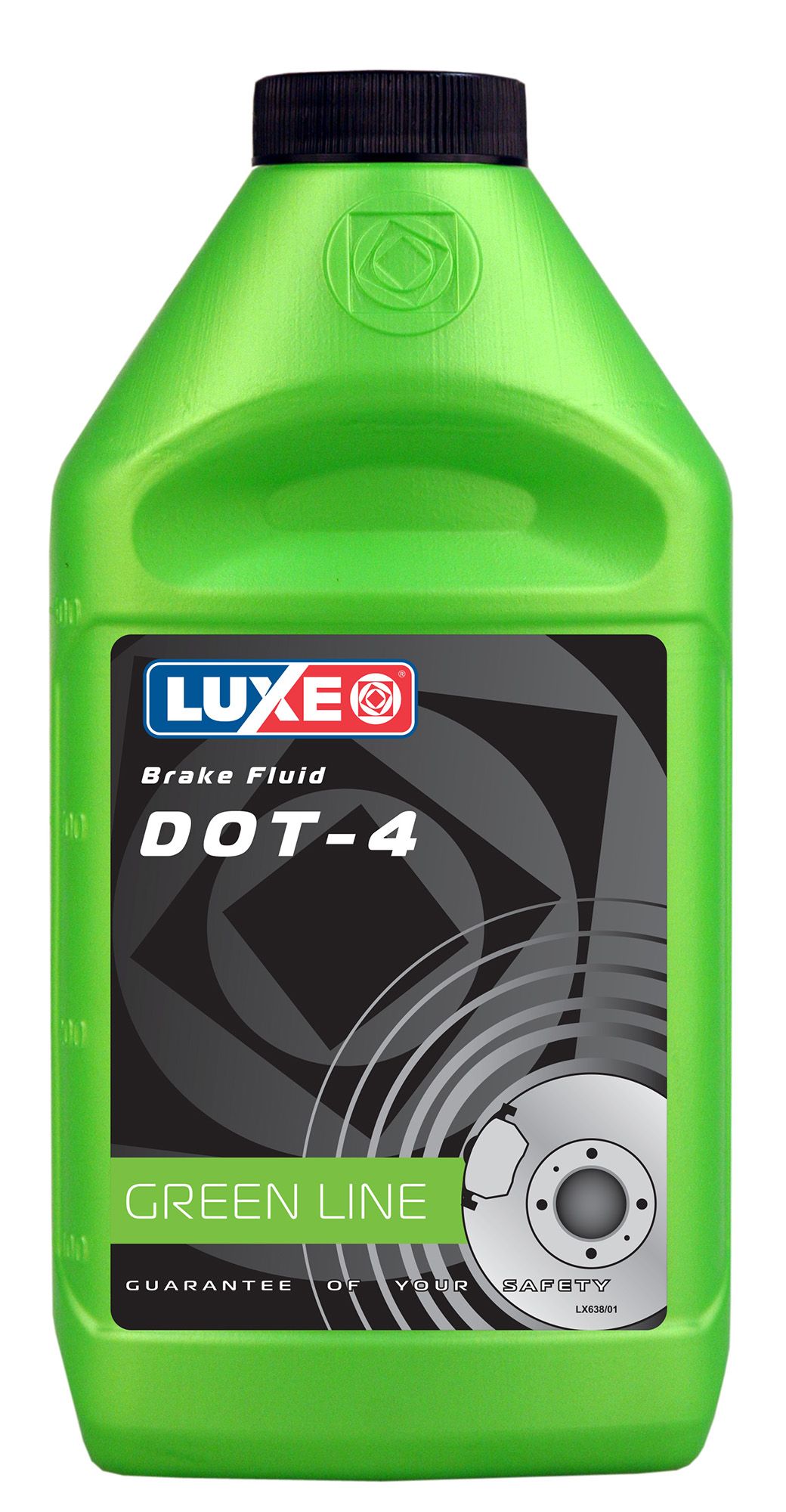 LUXE Тормозная жидкость DOT-4 910г, 638