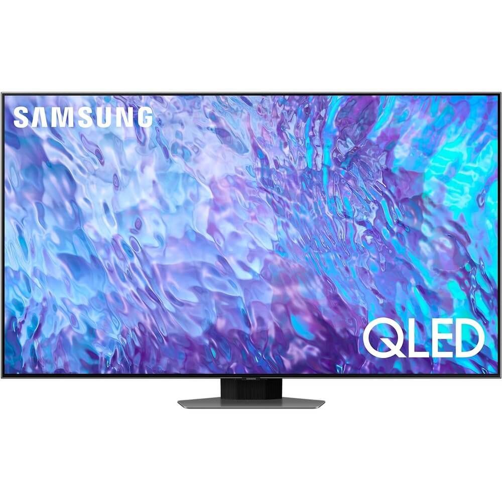 SamsungТелевизорQE65Q80CAUXCE65"4KUHD,серебристый