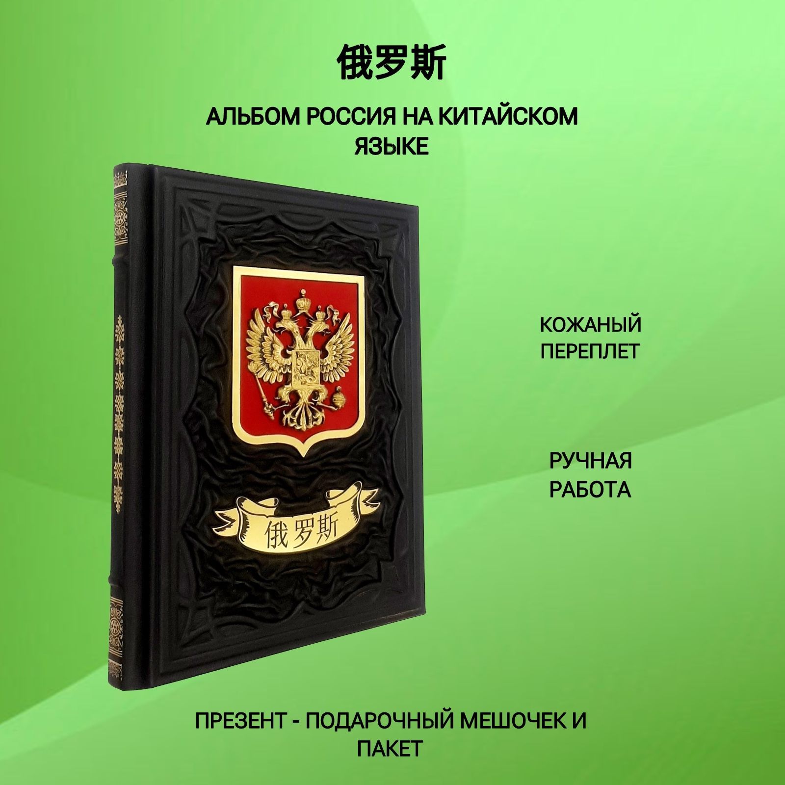 Альбом Россия на китайском языке Подарочная книга в кожаном переплете |  Антонов Борис, Васильева-Шляпина Галина Леонтьевна - купить с доставкой по  выгодным ценам в интернет-магазине OZON (1176289123)