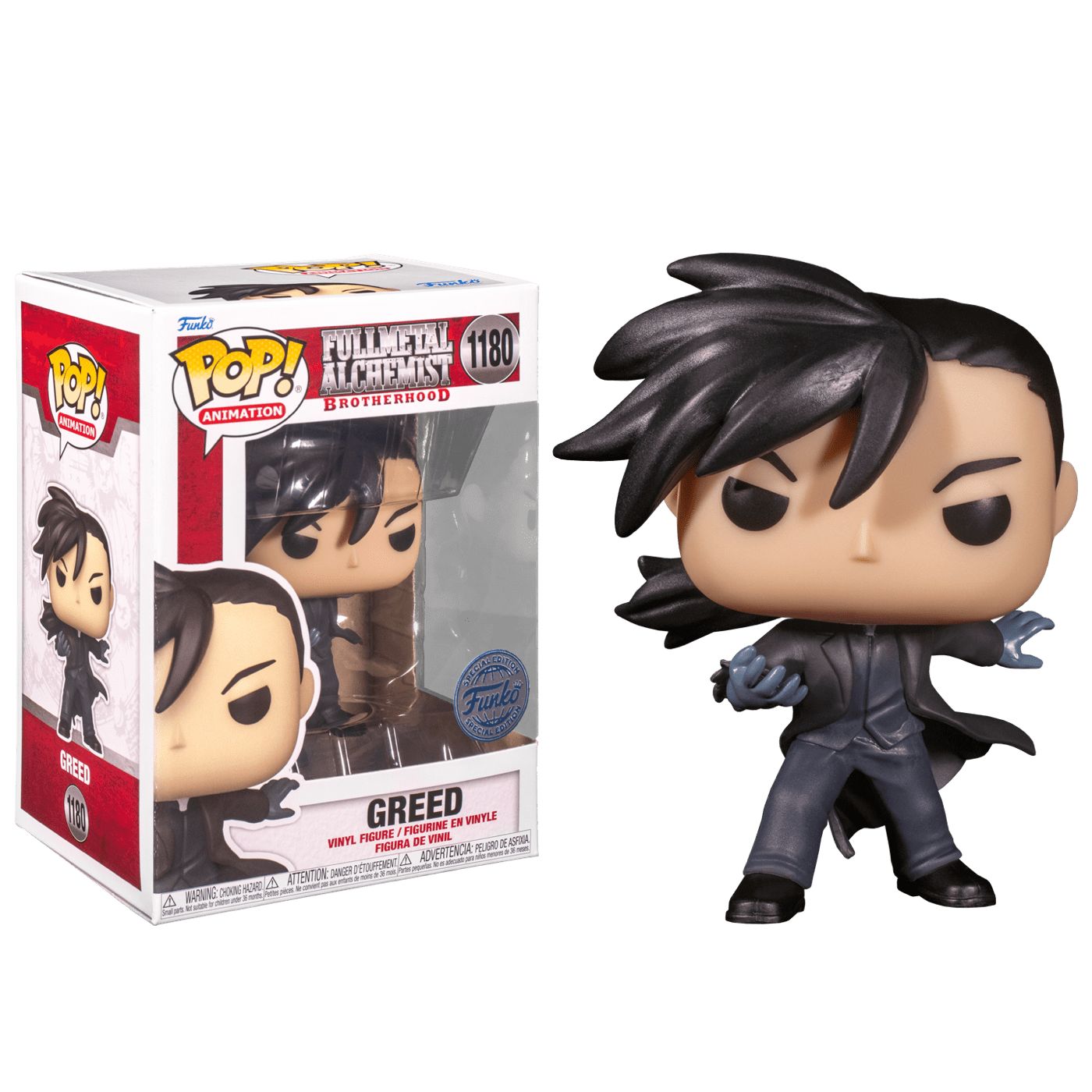 Фигурка Funko POP Greed (Эксклюзив Hot Topic) из аниме Fullmetal Alchemist:  Brotherhood / Жадность из Стальной Алхимик: Братство Фанко ПОП - купить с  доставкой по выгодным ценам в интернет-магазине OZON (1191853395)