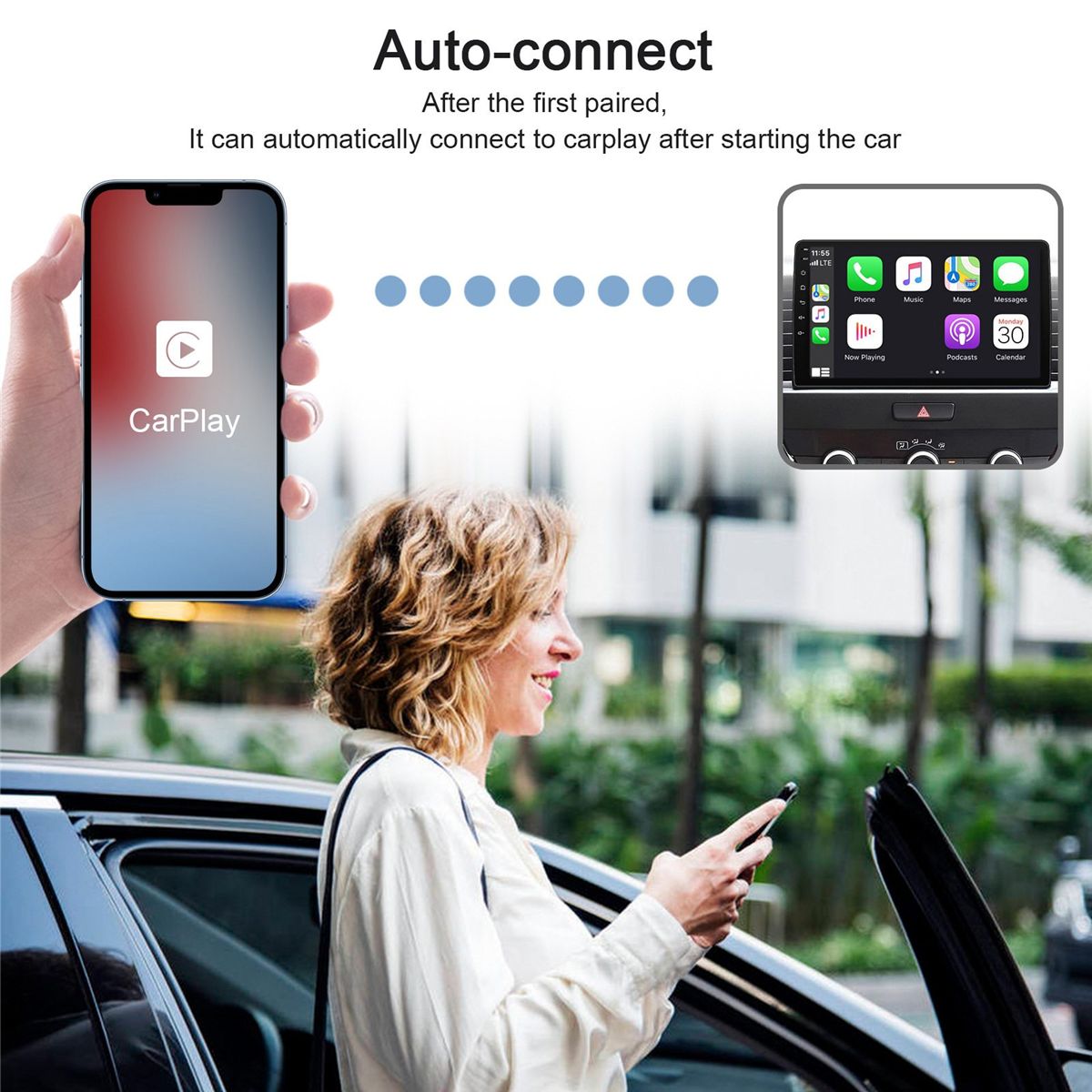 Беспроводной apple carplay адаптер. Wireless CARPLAY Adapter. CARPLAY по WIFI.