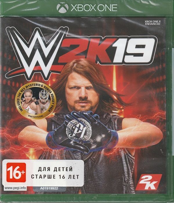 Игра WWE 2K19 Xbox One (Xbox One, Английская версия)