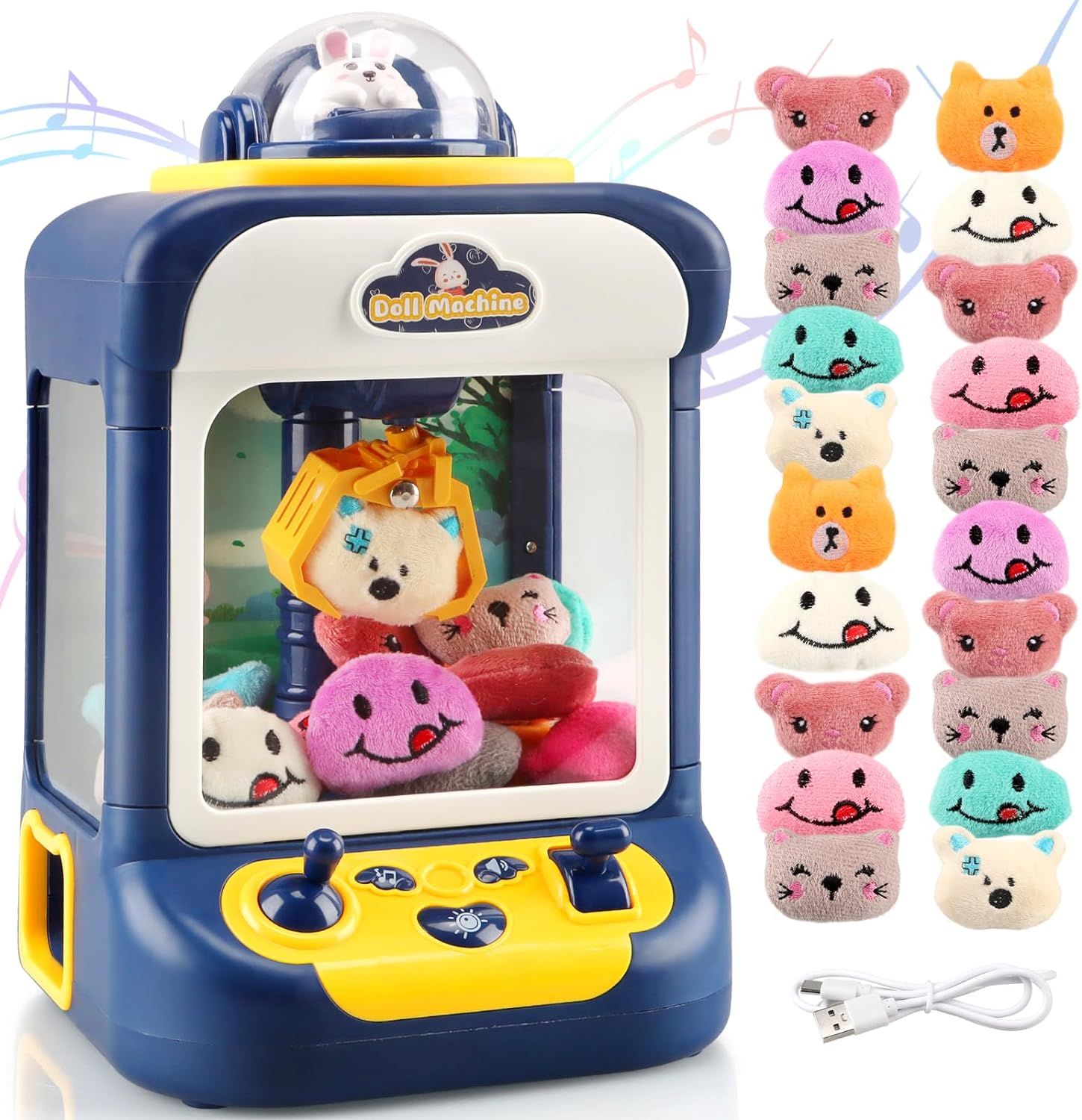 Детский аркадный мини-автомат с 20 мини-плюшевыми игрушками. - купить с  доставкой по выгодным ценам в интернет-магазине OZON (1315075344)
