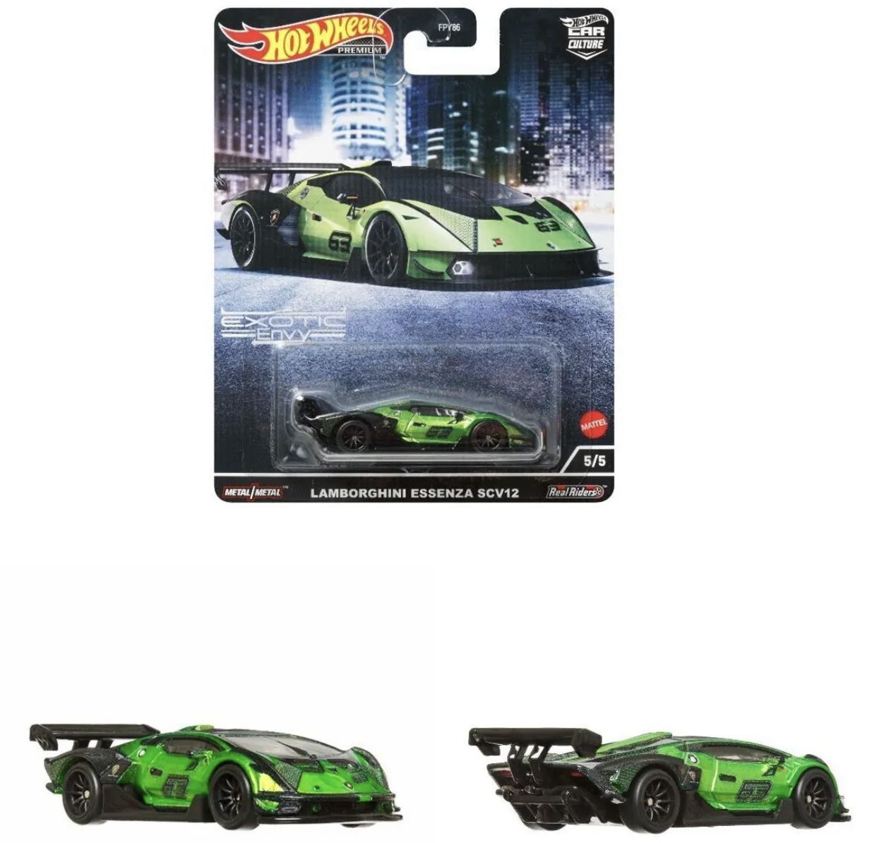 Машинка Hot Wheels Premium Lamborghini Essenza Scv12 Car