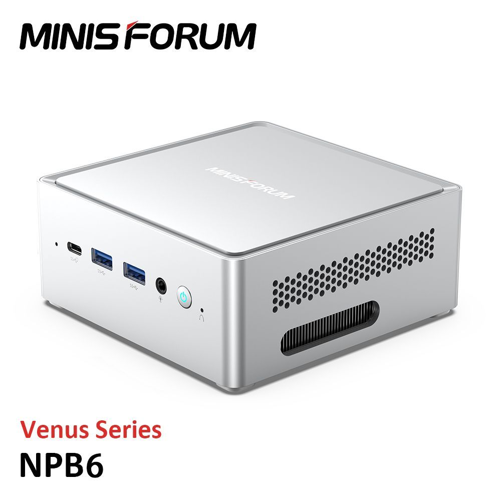 MINISFORUMМини-ПКNPB6_DDR532GB1TBSSD(IntelCorei7-13620H,RAM32ГБ,SSD1000ГБ,IntelUHDGraphics,Windows),белый