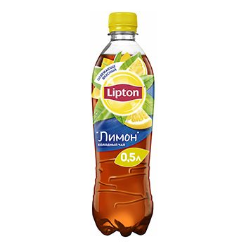 Холодный чай Lipton со вкусом лимон 0.5 л, Россия 1шт