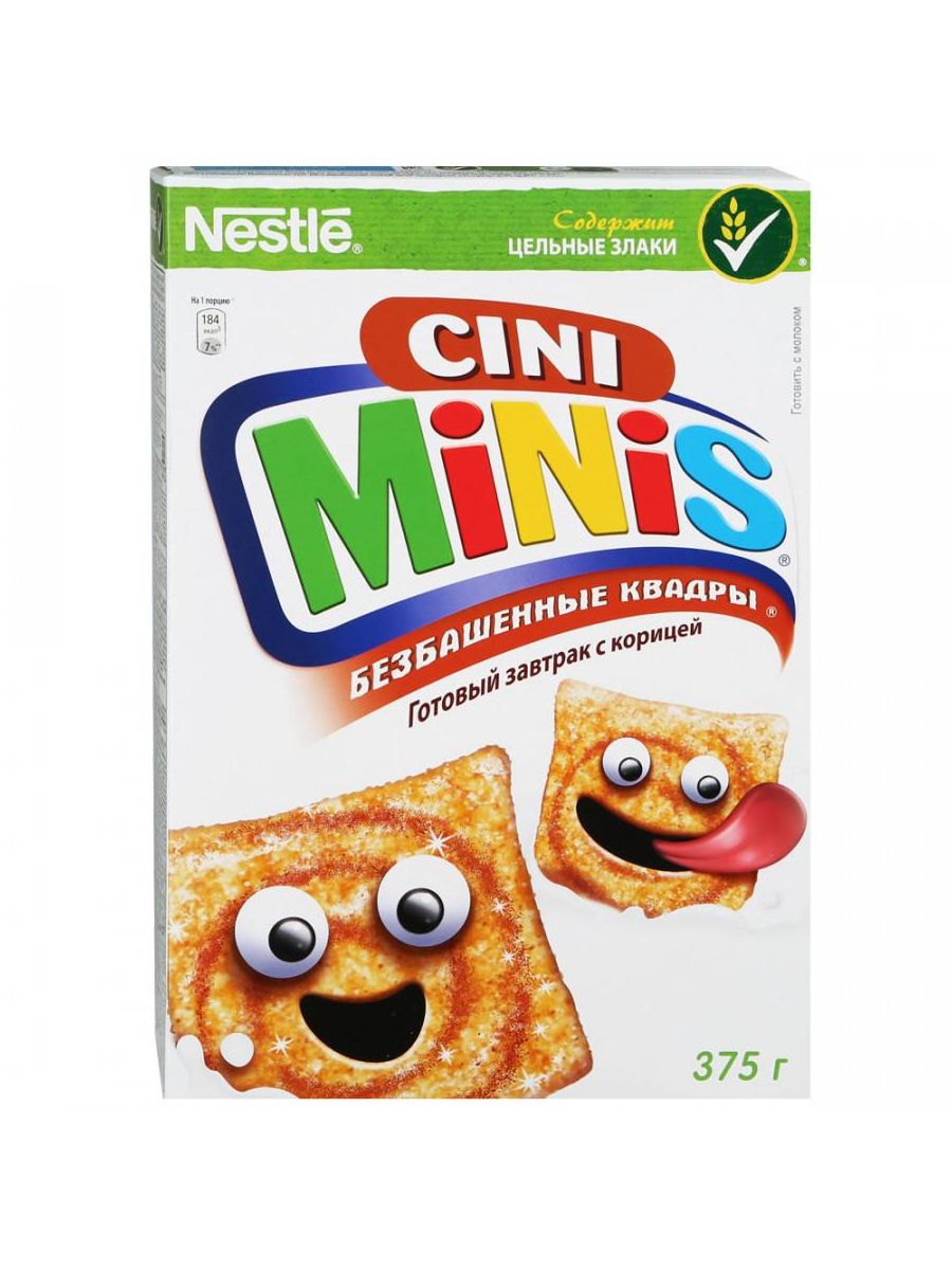 Сухой завтрак Nestle Cini Minis, 375 гр