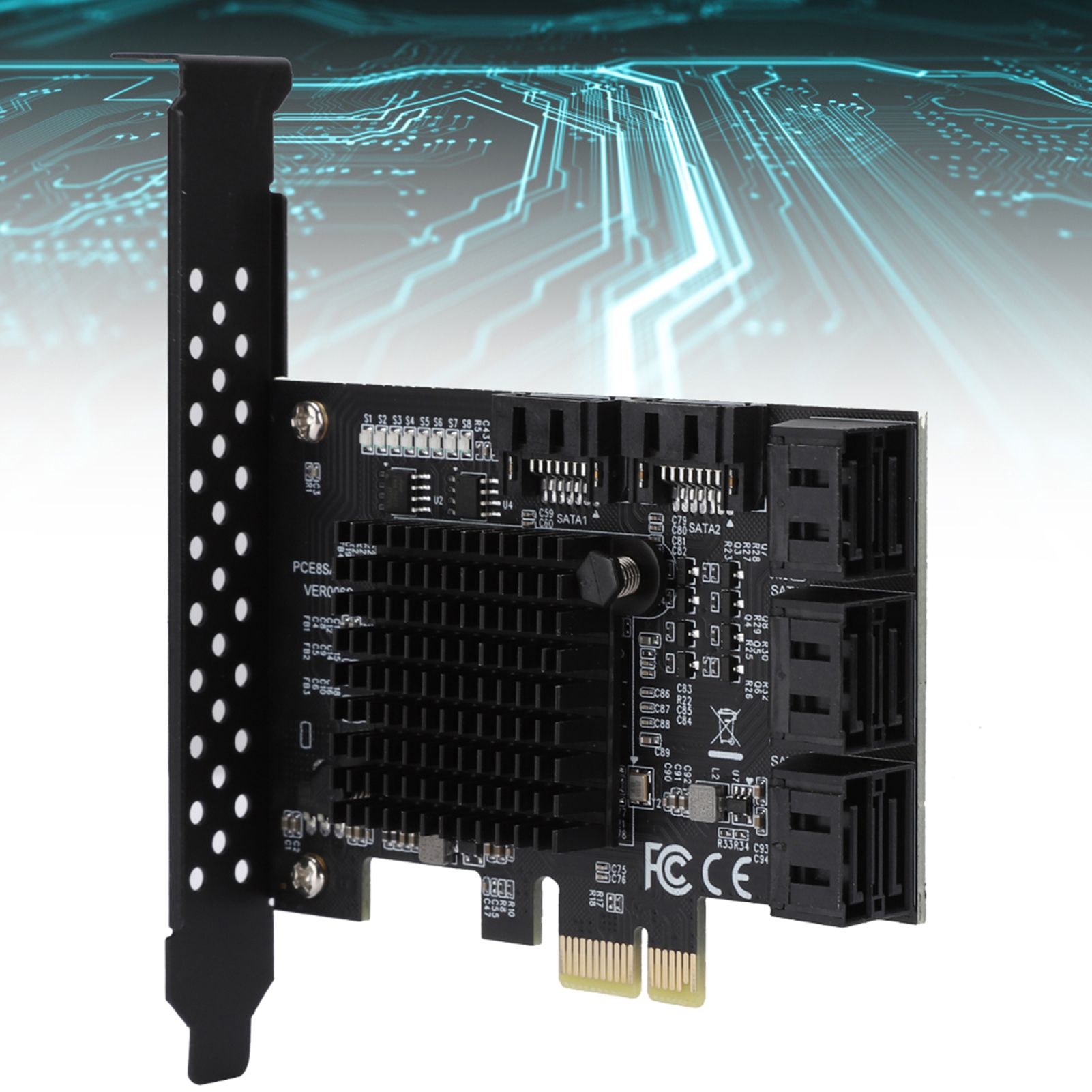 Плата расширения sata pci e. NCQ фото.
