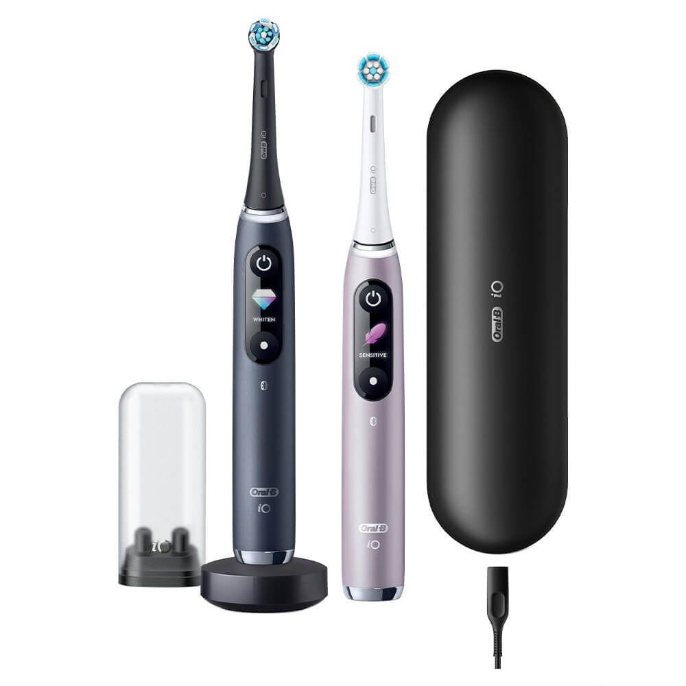 Электрическая зубная щетка Oral-B iO Series 9 Duo, черный и розовый