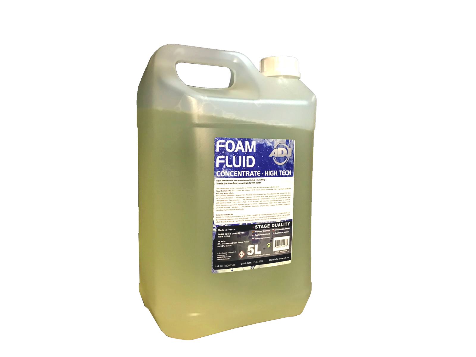 Пенистая жидкость. Foam Concentrate. ADJ Foam Fluid 1.5l. Пенный раствор.