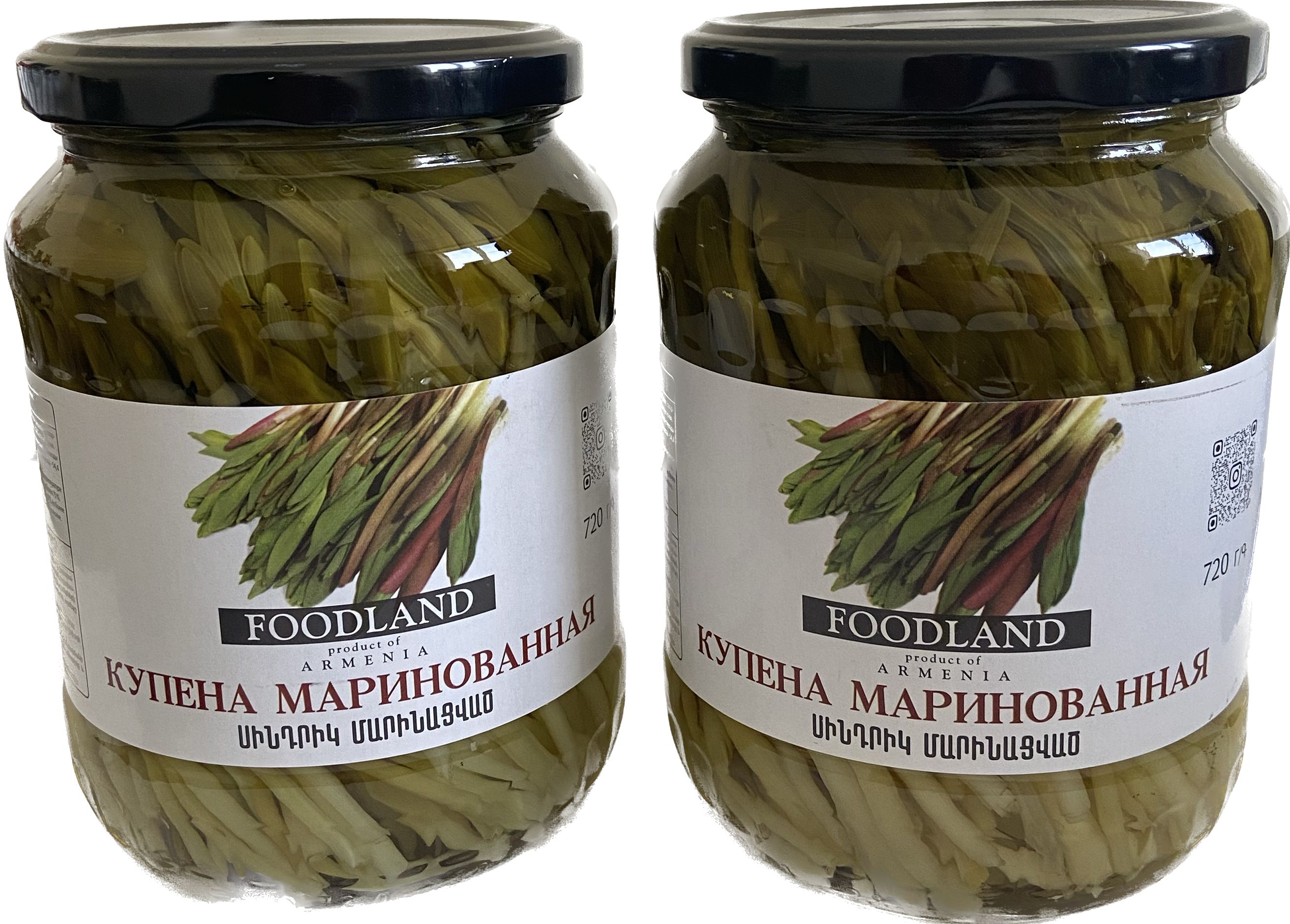 Купена маринованная FOODLAND 720гр 2 банки