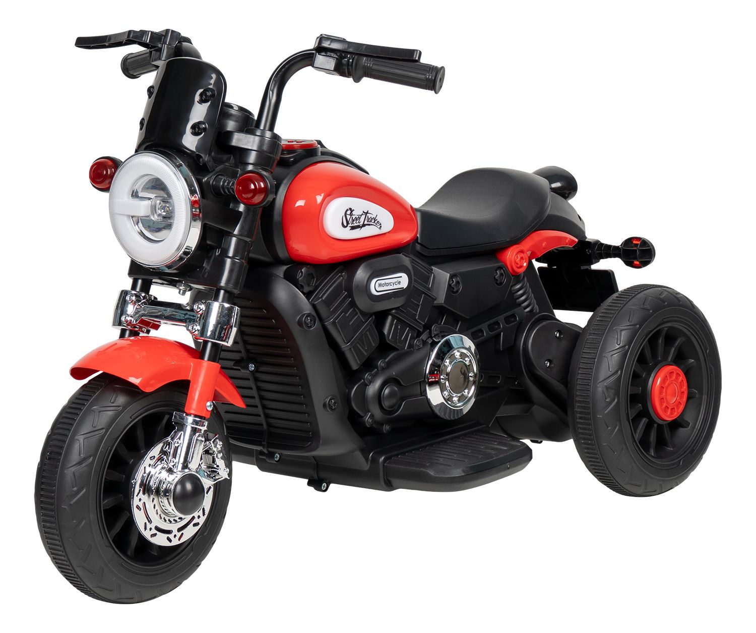 Детский электромотоцикл трицикл Moto yhi7375 красный Toyland