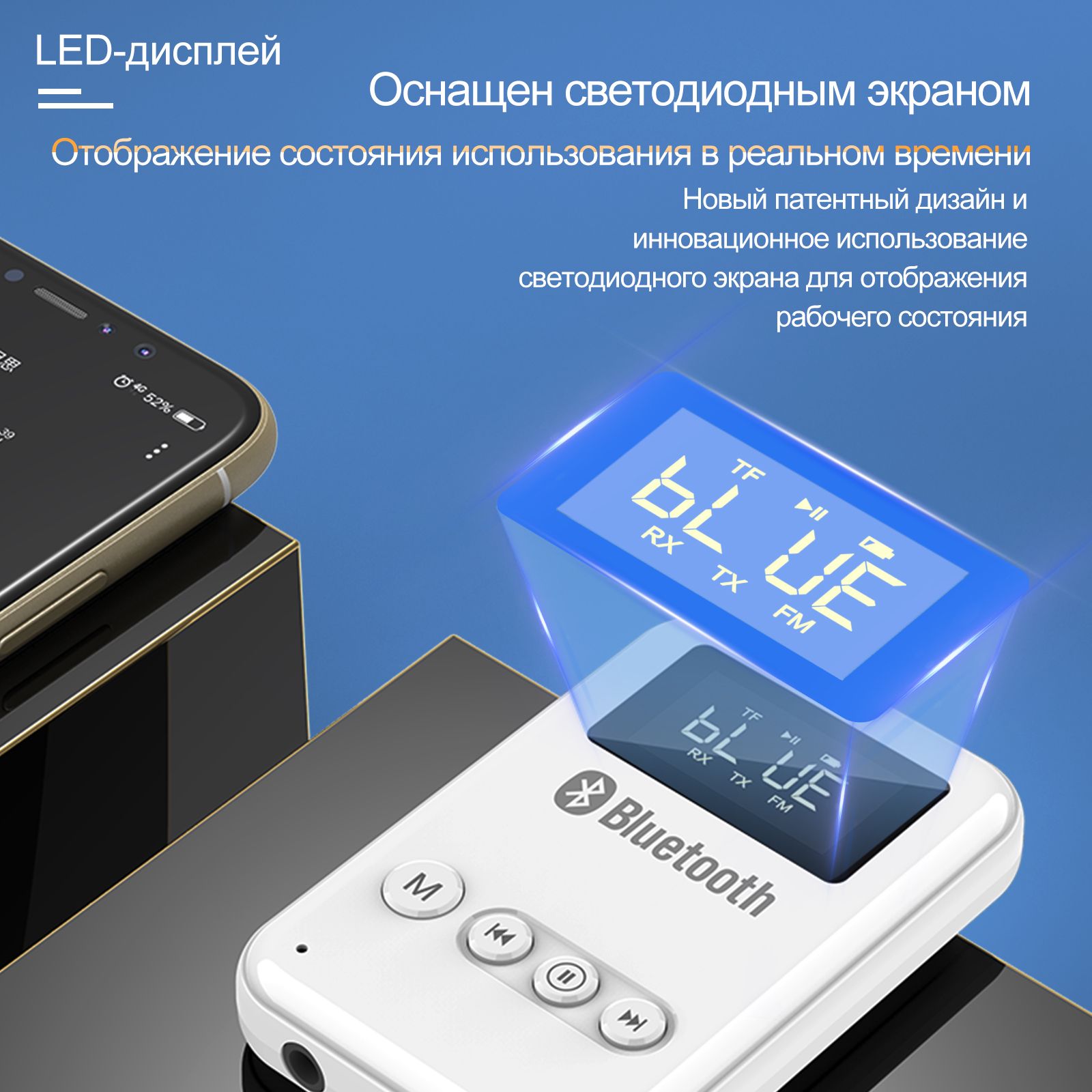 Bluetooth-адаптер K6 Bluetooth 5,0 - купить по низким ценам в  интернет-магазине OZON (1314541516)