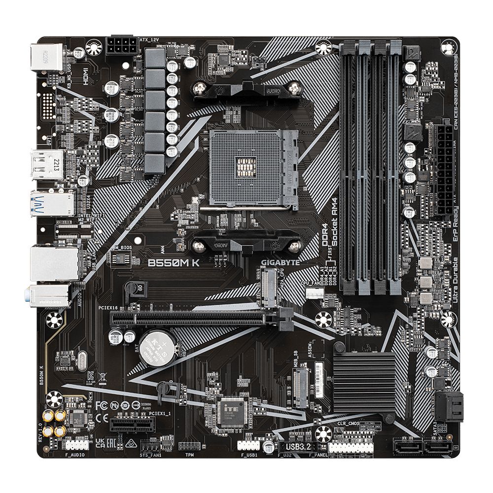 Gigabyte amd am4. Gigabyte h110-d3a.