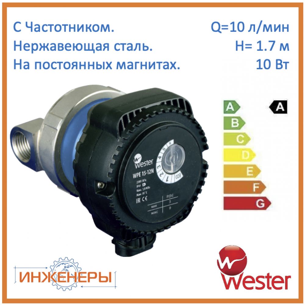 Циркуляционный Насос Wester Wpe Купить