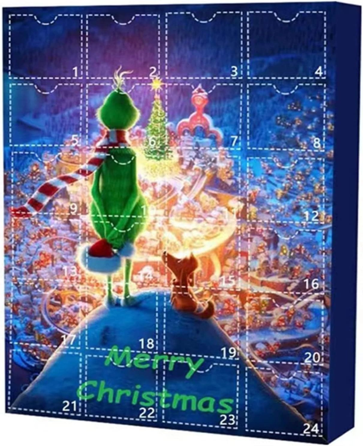 Grinch Merry Christmas / Гринч адвент календарь на елочку - купить с  доставкой по выгодным ценам в интернет-магазине OZON (1339230562)