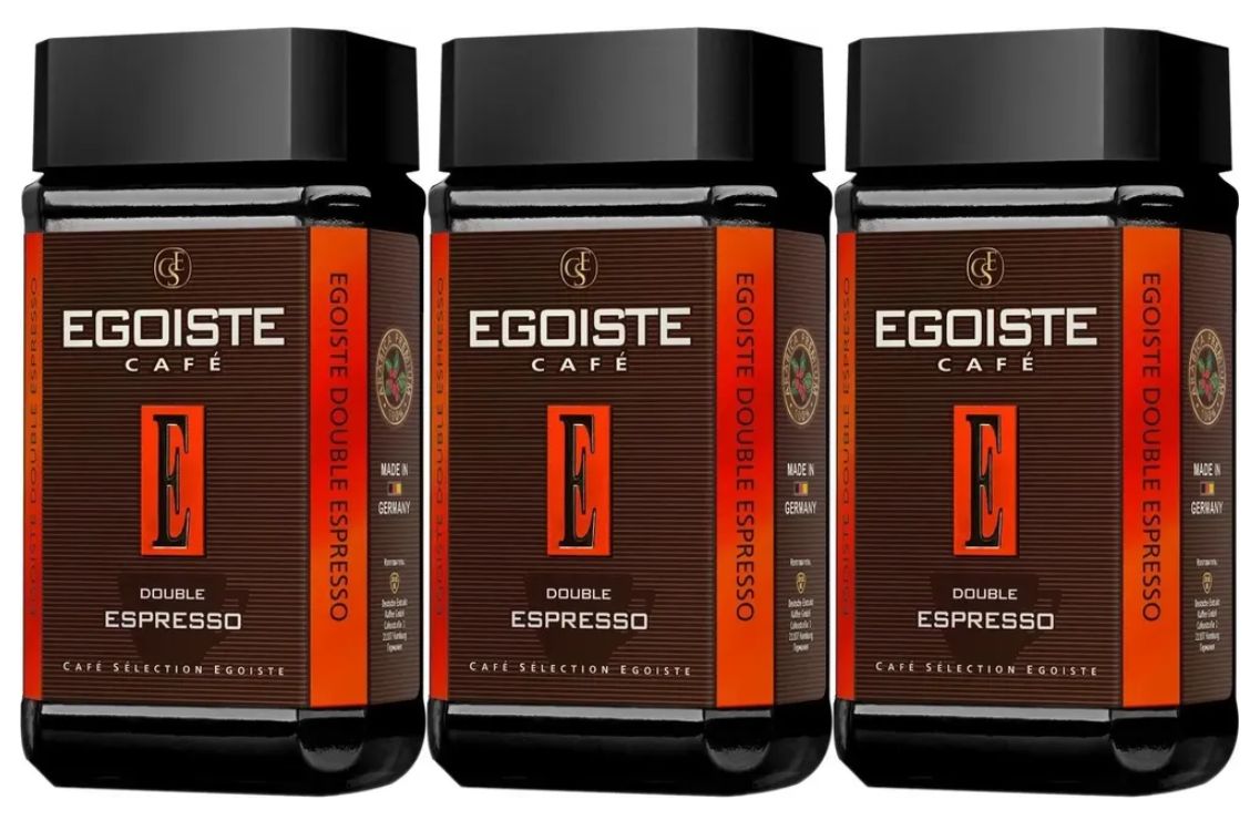 Кофе растворимый Egoiste Double Espresso, 100 гр. ст., 3шт