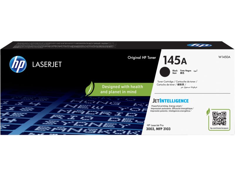 Тонер-картридж HP 145A Black Original Laser Toner (W1450A), черный