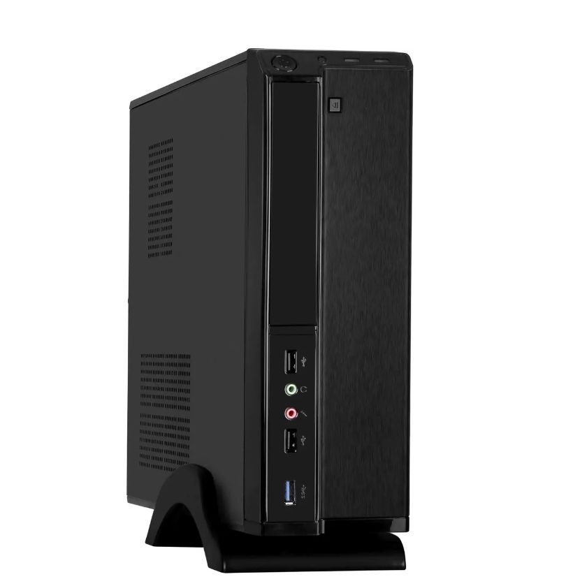 КомпьютерныйкорпусEXEGATEMI-207U-300W-8(EX288780RUS)черный-Desktop,Micro-ATX,3.5ммjack(микрофон/аудио),USB2.0Type-A,USB3.2Gen1Type-A