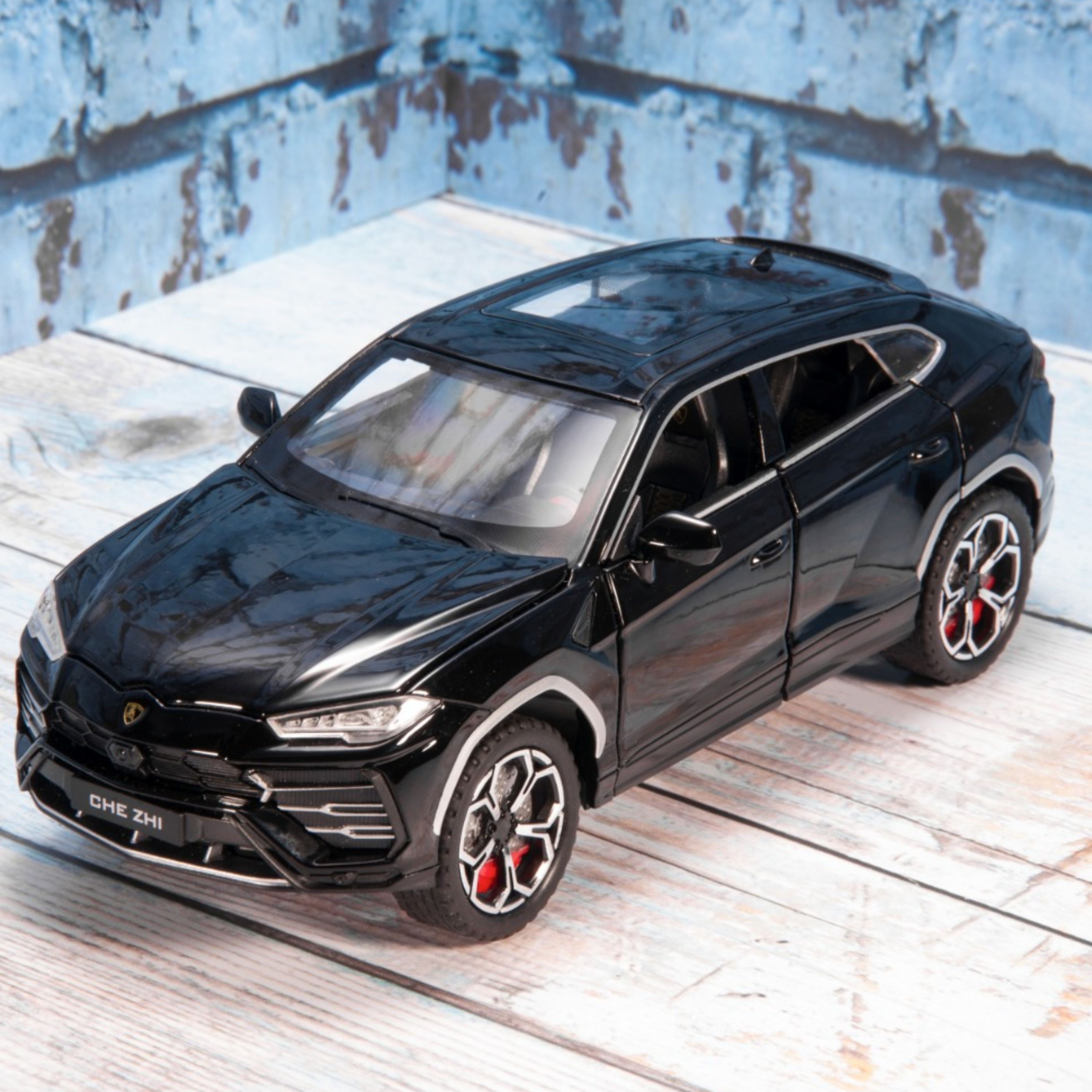 Машинка коллекционная металлическая Lamborghini URUS Ламборгини Урус  черный, масштаб 1:24, длина 21 см. - купить с доставкой по выгодным ценам в  интернет-магазине OZON (702356737)