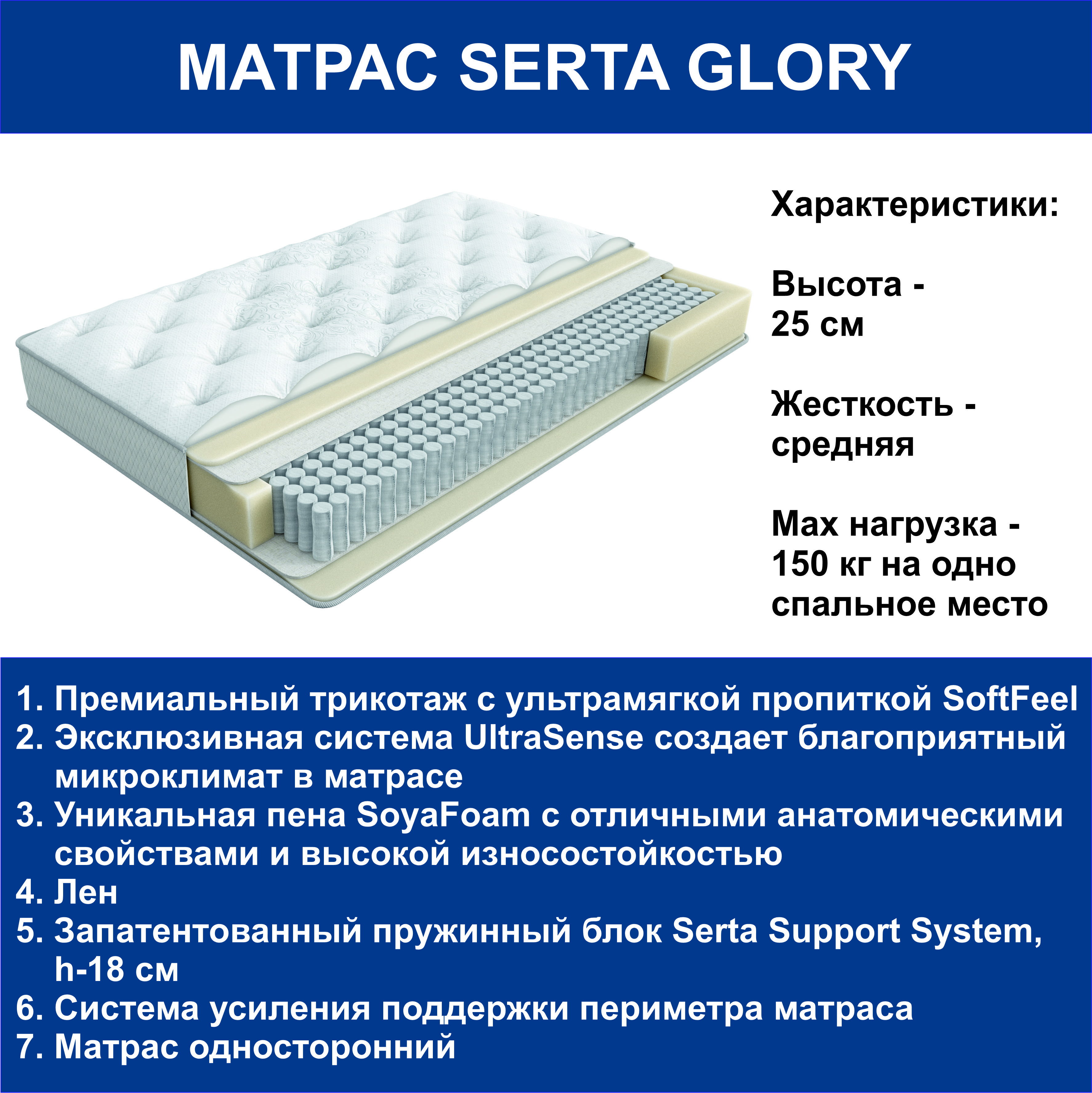 Матрас serta embrace liberty