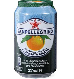 S.PellegrinoНапитокгазированныйSanpellegrino(СанПеллегрино)ссокомгорькогоапельсина0,33лх6шт.ж/б