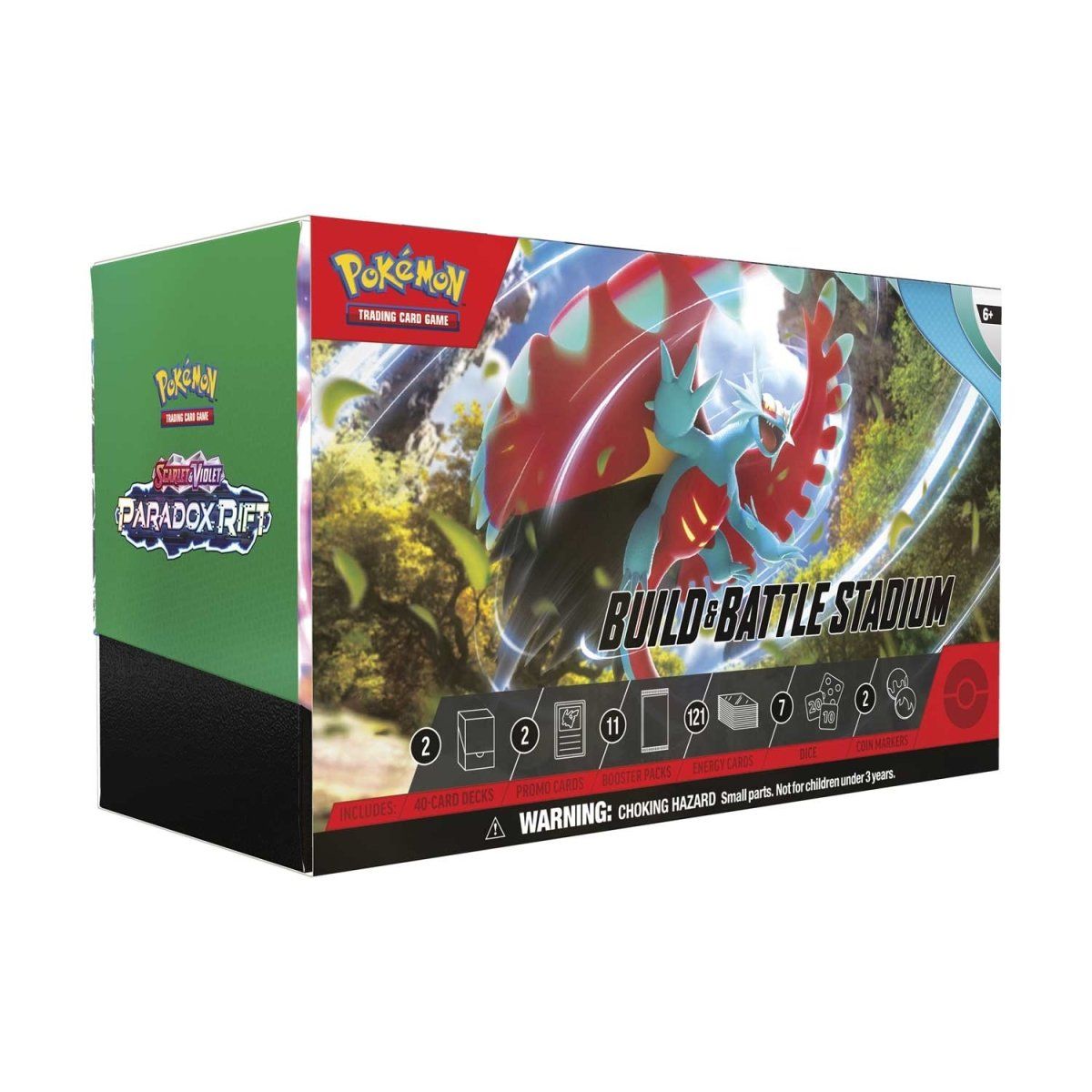 Настольная игра Pokemon TCG - Paradox Rift Build & Battle Stadium на  английском языке - купить с доставкой по выгодным ценам в интернет-магазине  OZON (1396900250)