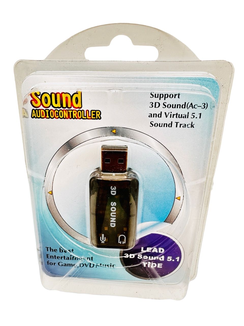 Внешняя USB звуковая карта Sound Audio controller USB