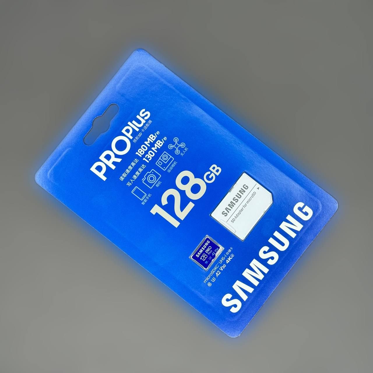 Карта памяти Samsung microSDXC 128GB EVO PRO Plus (MB-MD128SA) - купить с  доставкой по выгодным ценам в интернет-магазине OZON (1402123166)