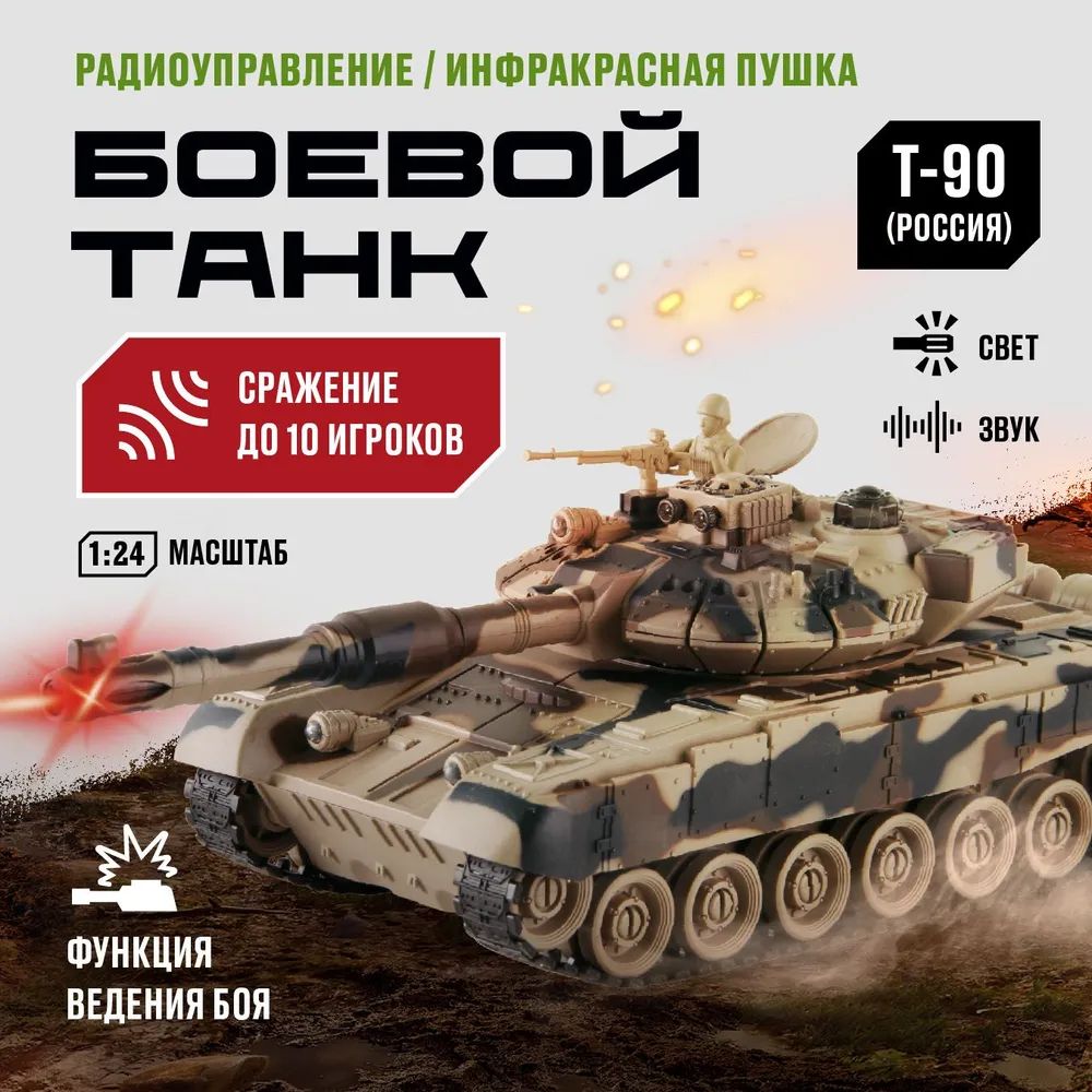 ТанкспультомуправленияCrossbotТ-90масштаб1:24(35см)870626