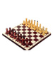 Шахматы турнирные лакированные в комплекте с темной доской - изображение