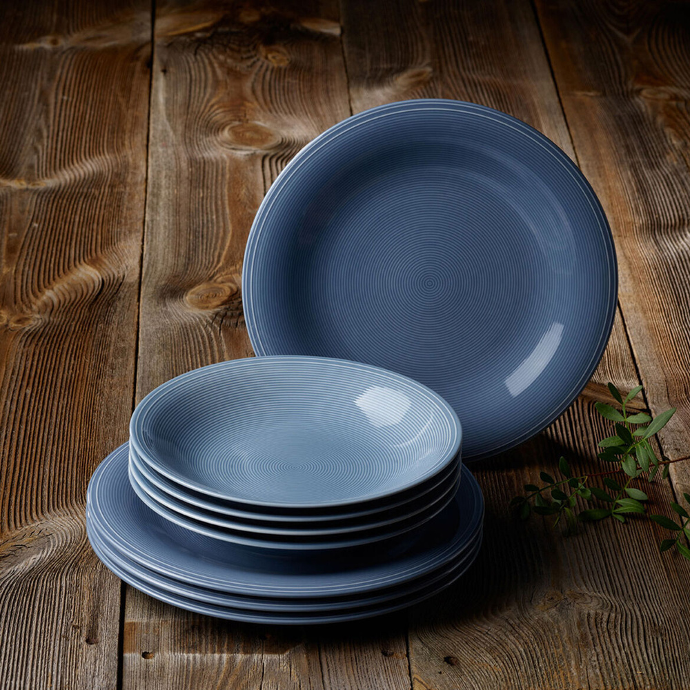 Набор посуды из 8-ми предметов Color Loop Horizon sky blue Villeroy & B...
