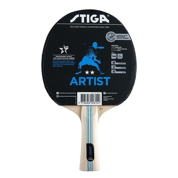 Ракетка для настольного тенниса Stiga Artist WRB ACS 2* 1212-6218-01, CV #1